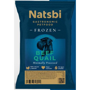 Natsbi Frozen Beef & Quail 500grs