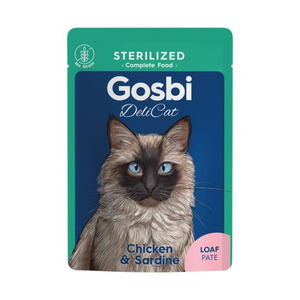 Gosbi Delicat Sterilized Chicken&sardine Loaf 70g