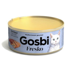 Gosbi Fresko Cat Tuna Loin Whit Shrimp 70grs
