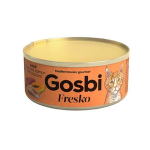 Gosbi Fresko Cat Tuna And Salmon Whit Papaya 70grs