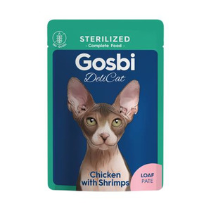 Gosbi Delicat Sterilized Chicken With Shrimps 70gr