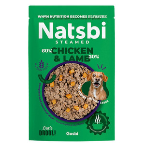Natsbi Steamed Dog Chicken & Lamb