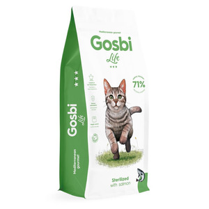 Gosbi Life Cat Sterilized Whit Salmon