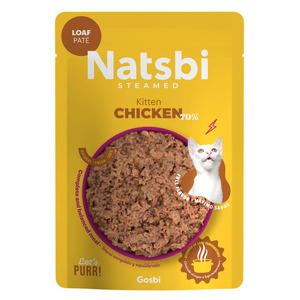 Natsbi Steamed Cat Kitten Chicken 70gr